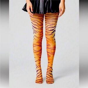 Tiger Print Tights
